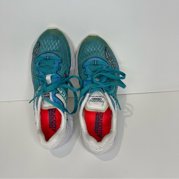 Saucony Fastwitch 8 Racing Running Shoes Womens 7.5 Lightweight Blue White - Picture 8 of 14